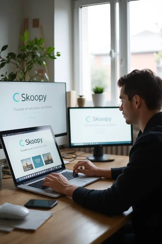 Skkopy qui travaul au service de ses clients
